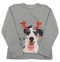 Sivá mikina s psíkom Thomas Crown