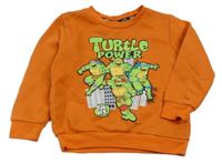 Oranžová mikina s želvami Ninja Nickelodeon