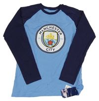 Nové - Modro-tmavomodré fotbalové triko Manchester City Dunnes