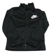 Černá sportovní propínací mikina s logem Nike 