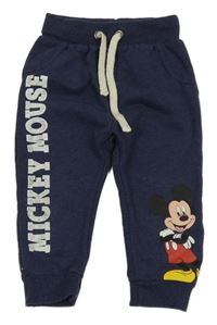 Tmavomodré tepláky s Mickeym Disney