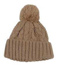 Starorůžová pletená podšitá čepice s bambulí H&M