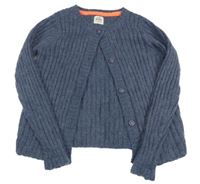 Tmavomodrý prepínaci rebrovaný sveter Boden