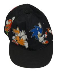 Černá kšiltovka se SonicemX H&M