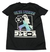 Černé sportovní tričko One Piece