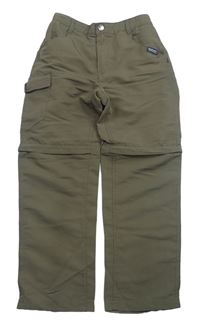 Khaki outdoorové nohavice s vreckom REGATTA