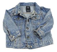 Modrá plesňová rifľová bunda Denim Co.