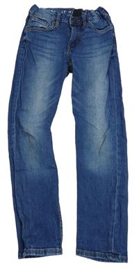 Modré super stretch skinny fit rifle H&M