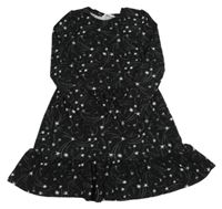 Čierne šaty s hviezdičkami zn. PRIMARK