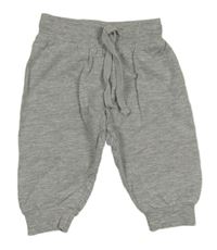 Sivé melírované tepláky