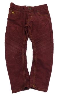 Mahagonové manšestráky Mothercare