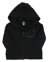 Čierna prepínaci mikina s kapucňou F&F