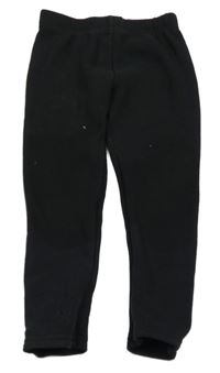 Čierne teplákové zateplené legíny St. Bernard