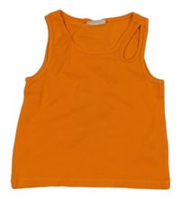 Tmavooranžový crop top s prestrihom LC WaIKIKI