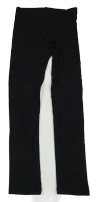 Čierne rebrované legíny F&F