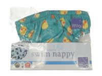 Nové - modrozelené plenkové plavkové kalhotky s ananasy a palmami bambino mio