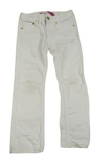 Bílé skinny fit rifle H&M