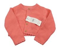 Nové - Lososový propínací crop svetr F&F