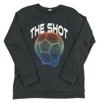 Antracitová mikina s fotbalovým míčem LC Waikiki