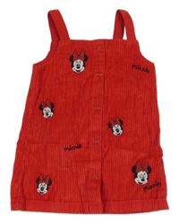 Červené menšestrové prepínaci šaty s Minnie George