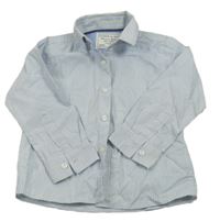 Bílo-modrá vzorovaná košile Next