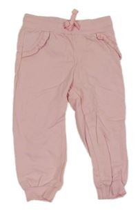 Ružové tepláky s volánikmi So Cute