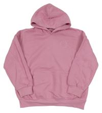 Ružová mikina s nápisom a kapucňou M&S