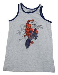 Sivé melírované tielko so Spidermanem Marvel