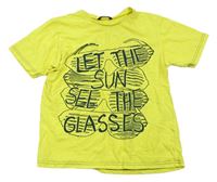 Žlté tričko s okuliarmi George