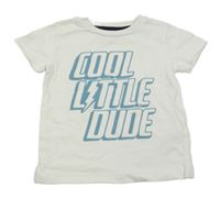 Bílé tričko s nápisem Next