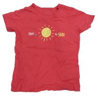 Ružové tričko so slniečkom Impidimpi