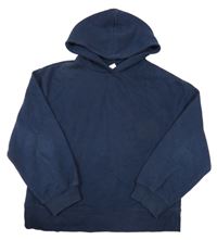 Tmavomodrá mikina s kapucňou Zara