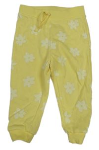 Žluté květované tepláky Primark