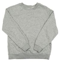 Sivá melírovaná mikina H&M