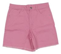 Růžové riflové kraťasy Denim Co.