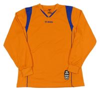 Oranžovo-modré sportovní triko 