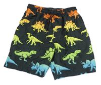 Černé plážové kraťasy s diny Primark