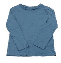 Šedomodré triko H&M