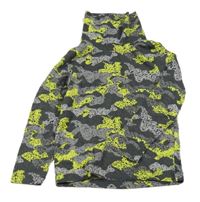 Sivo-neónově žltý army rolák Lupilu