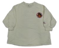 Biela oversize mikina s Vaianou a princeznami Next