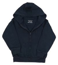 Tmavomodrá prepínaci mikina s kapucňou Primark