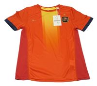 Nové - Červeno-žluto-oranžové sportovní tričko 