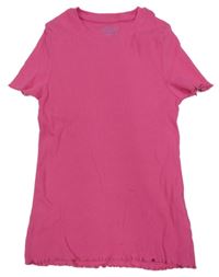 Ružové rebrované tričko Primark