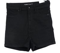 Dámské černé elastické riflové kraťasy Cropp vel. 32