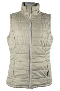 Dámska béžová šušťáková zateplená vesta Colours of the World