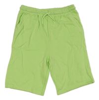 Neónově zelené teplákové kraťasy Primark
