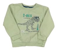 Zelenkavá mikina s dinosaurom Impidimpi