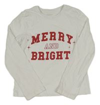 Biele tričko s nápisom zn. Primark