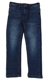 Tmavomodré skinny rifle Next