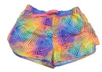 Barevné vzorované plážové kraťasy Dunnes